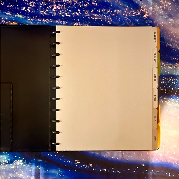 M by Staples Discbound Leather Notebook Bundle - Picture 3 of 7